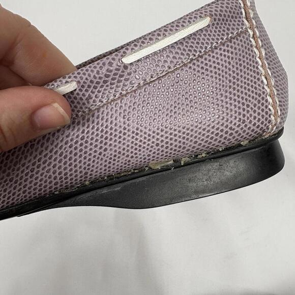 Cole Haan Size: 8.5 Purple Snake Print Loafers | Minimalist, luxury - Picture 4 of 9